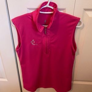 Pink Jofit Sleeveless golf shirt!